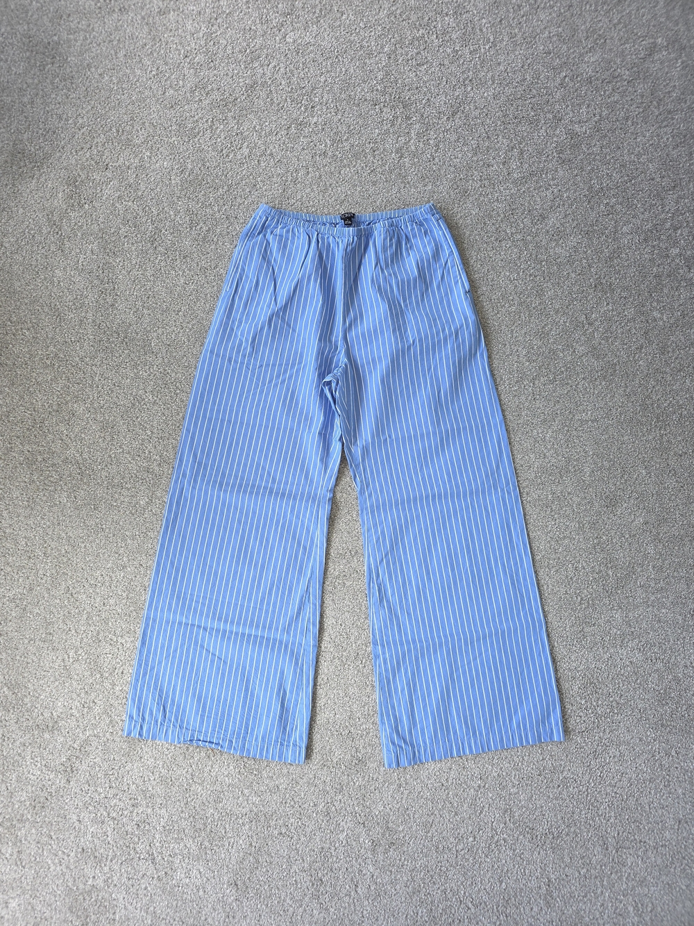 J.Crew Striped Wide Leg Pants